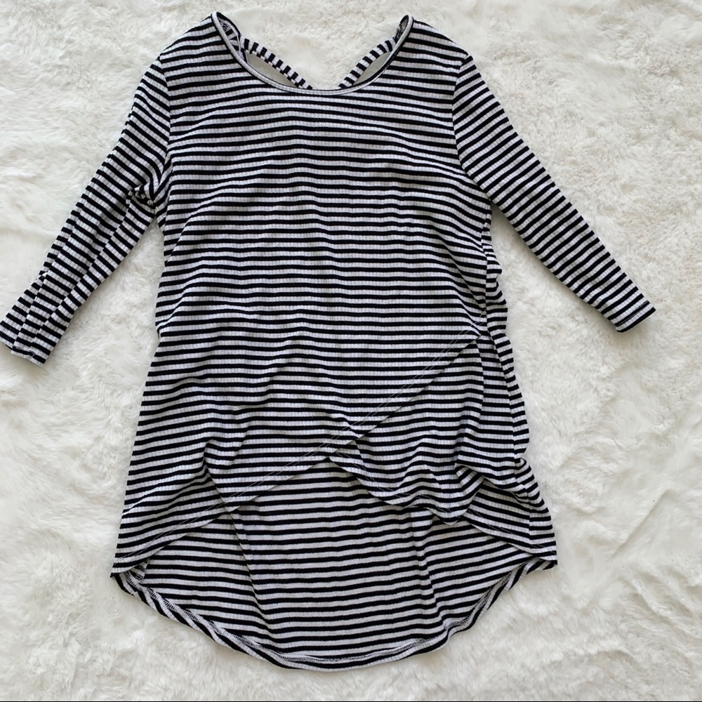 Girl art class high low shirt